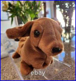 Ty Beanie Babies Weenie The Dachshund Dog Toy RARE 1995