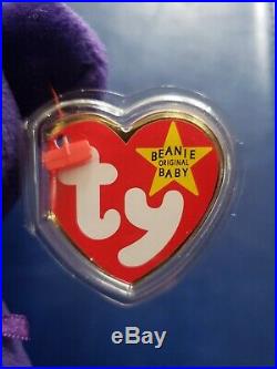Ty Beanie Baby 1997 PRINCESS (Diana) Bear RARE & RETIRED Lot 481 Red Stamped