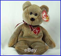 Ty Beanie Baby 1999 SIGNATURE BEAR Plush Toy RARE NEW RETIRED
