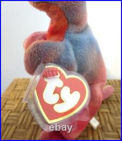 Ty Beanie Baby 3rd Gen. New & Very Rare Rex the Dinosaur with Perfect Mint Tags