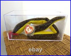 Ty Beanie Baby Authenticated 3rd Gen. Very Rare Slither the Snake with Mint Tags