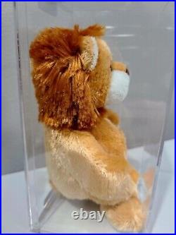 Ty Beanie Baby Babies Rare Orange & Beige Lion PROTOTYPE TBB Authenticated MQ