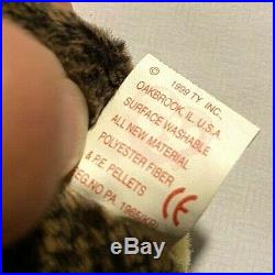 Ty Beanie Baby CHEEKS 1999 with TAG SEVERAL ERRORS Rare! Mint! JnH89