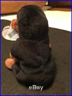 Ty Beanie Baby CONGO THE GUERRILLA 11-9-1996 Style 4160 PVC RARE ERRORS