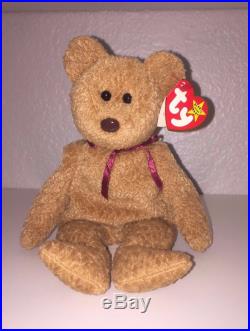 Ty Beanie Baby Curly Bear Retired With Multiple Tag Errors Rare