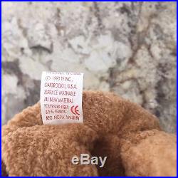 Ty Beanie Baby Curly Rare with multiple tag errors