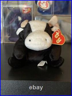 Ty Beanie Baby Daisy the Cow 2nd/1st China Near Mint Hang Tag Rare Version