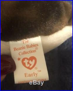 Ty Beanie Baby Early MWMT (Bird Robin 1998) STAMPED TUSH TAG Rare Retired