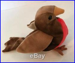 Ty Beanie Baby Early The Robin 1997 Rare Retired Vintage & Collectible