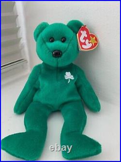 Ty Beanie Baby Erin the Irish Bear 1997 with Errors (Rare Collectable)