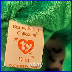 Ty Beanie Baby Erin the bear 1997 Retired RARE