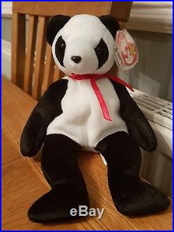 Ty Beanie Baby Fortune The Panda Very Rare With Date Error