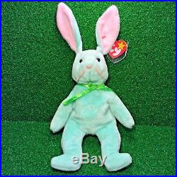 Ty Beanie Baby HIPPITY Rabbit 1996 Truly Rare REVERSED Tush Tag & MANY Errors