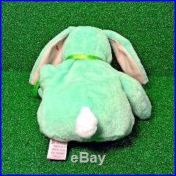 Ty Beanie Baby HIPPITY Rabbit 1996 Truly Rare REVERSED Tush Tag & MANY Errors