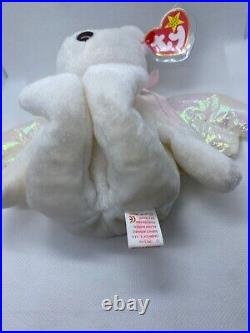 Ty Beanie Baby Halo 1998 Limited Edition Rare, Tag Errors Including Brown Nose