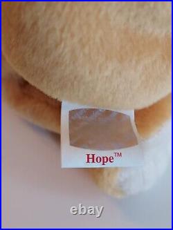 Ty Beanie Baby Hope The Praying Bear 1998 RARE, with tag errors. Retired