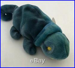 Ty Beanie Baby Iggy With Rainbow Tags Rare Hard To Find