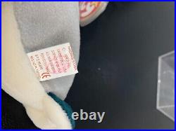 Ty Beanie Baby Jake The Mallard Drake Duck, 1997 Rare Red Stamp Tag Errors VC