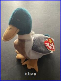 Ty Beanie Baby Jake The Mallard Duck 1997- Mint With Tags Retired Rare