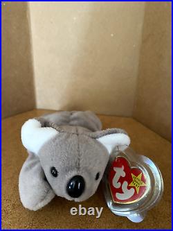 Ty Beanie Baby Mel the Koala Retired RARE with Errors Mint 1996 withCase