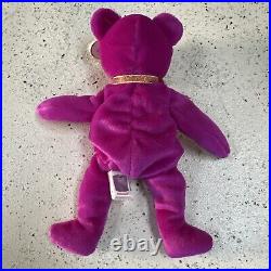 Ty Beanie Baby Millennium misspelled Millenium the Bear 1999. MWT. Error Rare
