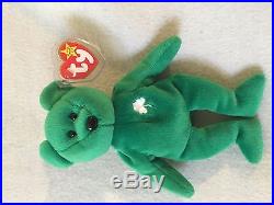 Ty Beanie Baby Original Erin Retired, First Edition, Rare