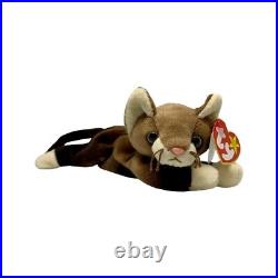 Ty Beanie Baby POUNCE the Cat 1997 with Tag Errors RARE & RETIRED