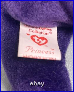 Ty Beanie Baby PRINCESS The Diana Bear 1997 RARE Retired Mint Collectable