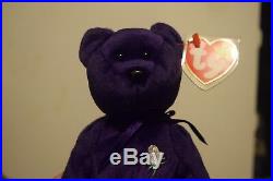 Ty Beanie Baby PRINCESS the (Diana) Bear from 1997 RARE & RETIRED! MINT