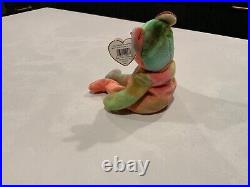 Ty Beanie Baby Peace Bear 1996 Multicolor RARE original beanie baby