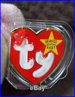 Ty Beanie Baby Peace Bear Original Collectible RARE With Tag Errors
