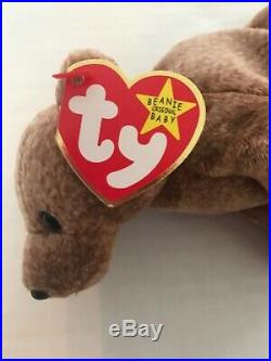 Ty Beanie Baby Pecan The Bear 1999, VintageCollectibleRetiredRare
