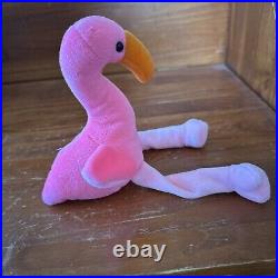 Ty Beanie Baby Pinky the Flamingo 1995 (Rare Collectable)