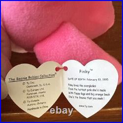 Ty Beanie Baby Pinky the Flamingo 1995 (Rare Collectable)