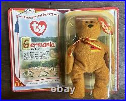 Ty Beanie Baby Rare Set Of 3 International Bears II