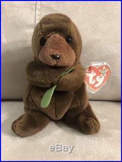 Ty Beanie Baby Seaweed Uniquely Rare Error-ty Website Missing On Swing Tag