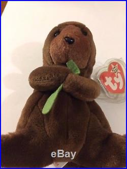 Ty Beanie Baby Seaweed Uniquely Rare Error-ty Website Missing On Swing Tag