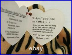 Ty Beanie Baby Stripes The Tiger 1995 Retired Rare Vintage & Collectible