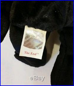 Ty Beanie Baby THE END the Bear 1999 with RARE TAG! , Retired & New