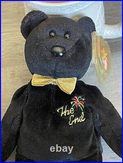 Ty Beanie Baby The End 1999 Y2k Millennium Teddy With Rare Errors
