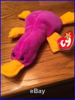 Ty Beanie Baby Top 5 Value 1st Edition Very Rare 1993 Patti Great Condition