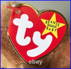 Ty Beanie Baby'bongo' The Monkey Mint Condition Tags Extremely Rare Retired