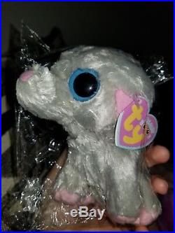 Ty Beanie Boo Peanut the Elephant Plush Toy, 2009, Gray with Pink Ears & Feet Rare