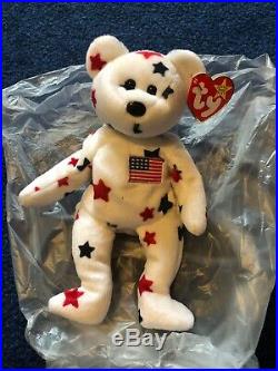 Ty GLORY Beanie Baby RARE Numbered Tush Tag & Tag Error FREE SHIPPING