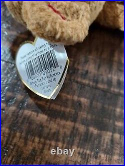 Ty ORIGINAL 1993 Beanie Baby CURLY BEAR MINT Condition RARE Retired Tag Errors