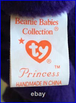Ty Princess Diana Beanie Baby 1997 Rare Stamped tag Collectible Mint Condition