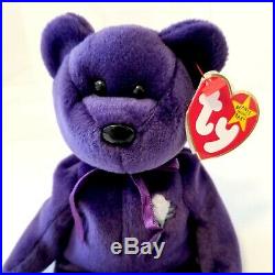 Ty Princess Diana Beanie Baby 1st Charity Edition Rare Museum Quality Brand New