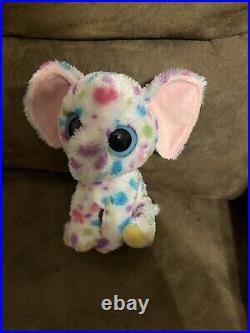 Ty beanie babies Prototype Speckled Elephant. Never Released To Public. Rare Blu