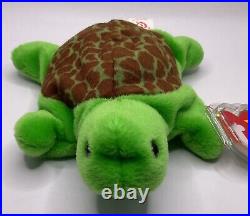 Ty beanie babies extremely rare retired 1993 Speedy The Turtle Tag Errors New