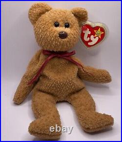 Ty beanie babies extremely rare retired Curly The Bear 1993 1st Generation NIB